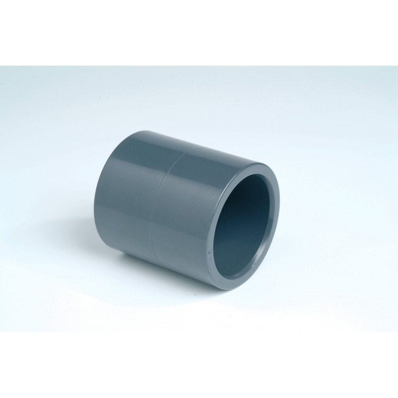 Manchon PVC Pression Diamètre 20 PN16 FF à coller Manchon PVC Pression Diamètre 20 PN16 FF à coller