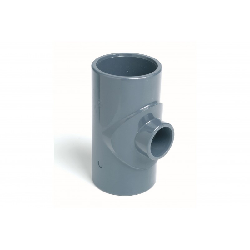 Té Réduit PVC Pression 90° Diamètre 25x16 PN16 à coller Té Réduit PVC Pression 90° Diamètre 25x16 PN16 à coller