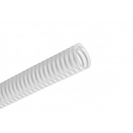 Tube spiralé ⍉80 PVC flexible alimentaire transparent